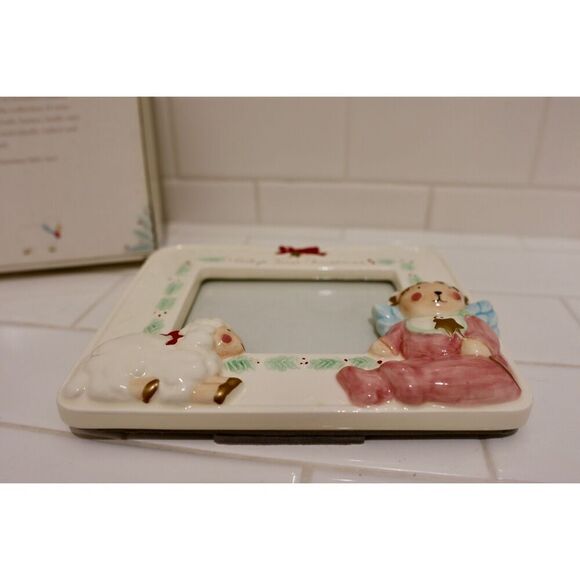 Charpénte Vintage Baby’s First Christmas Frame Pink/Girl - Picture 4 of 5